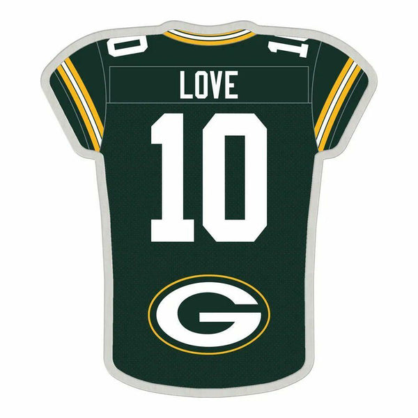 Green Bay Packers Jordan Love Jersey Collector Pin