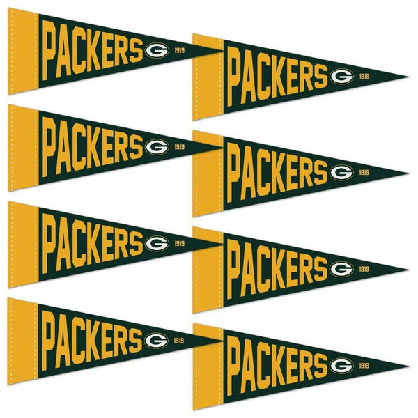 Green Bay Packers Mini Pennant Party Pack, 4" x 10"