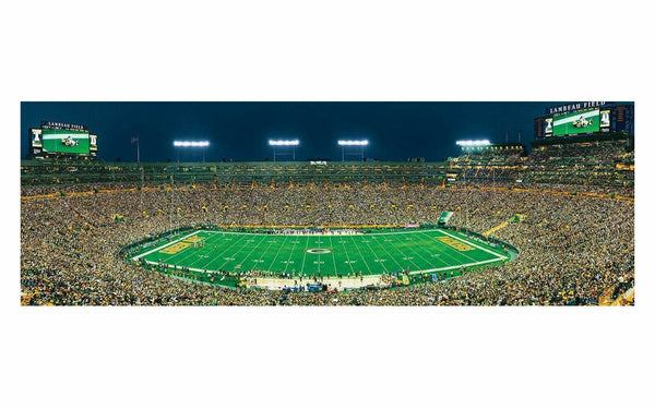 Green Bay Packers Center View Panoramic Jigsaw Puzzle, 1000-Pieces