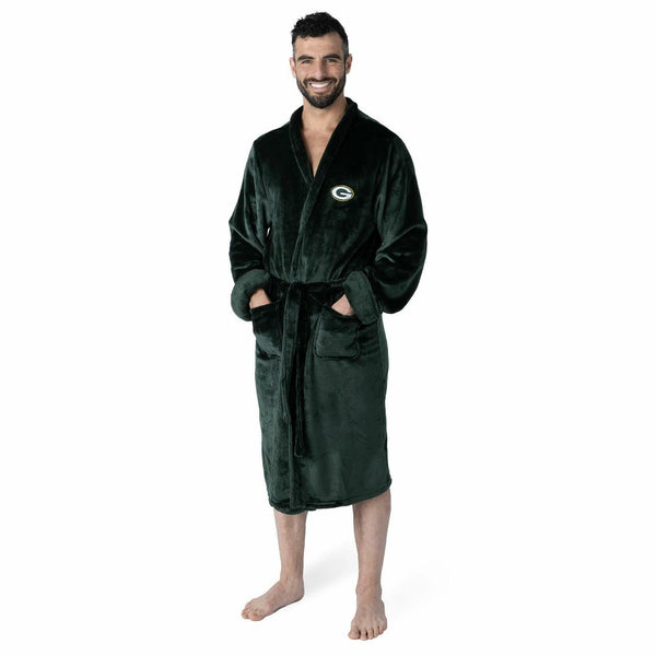 Green Bay Packers Silk Touch Bath Robe, Adult Large/X-Large