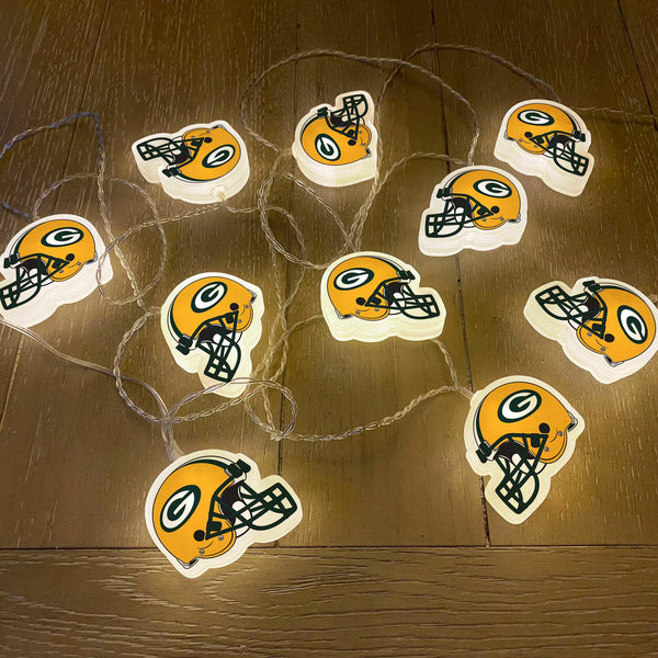 Green Bay Packers LED Helmet String Lights