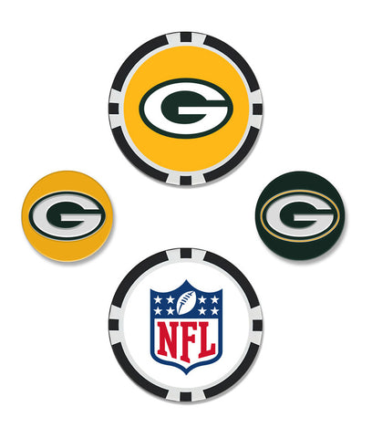 Green Bay Packers Ball Marker Set of 4