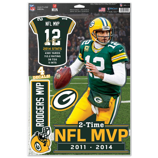 green bay packers,aaron rodgers,decal