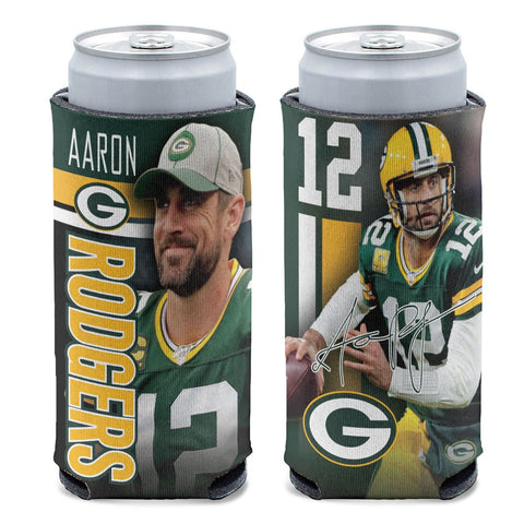 Green Bay Packers Aaron Rodgers 12oz Slim Can Cooler