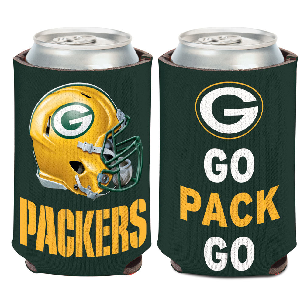 Green Bay Packers Go Pack Go 12oz Can Cooler – Green Bay Stuff
