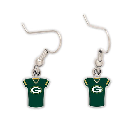 green bay packers,jersey,earrings